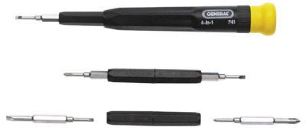 General Tools 741 Mini 4-in-1 High Quality Precision Screwdriver