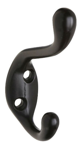 National Hardware® N330-886 Heavy-Duty Coat & Hat Hook, Oil Rubbed Bronze