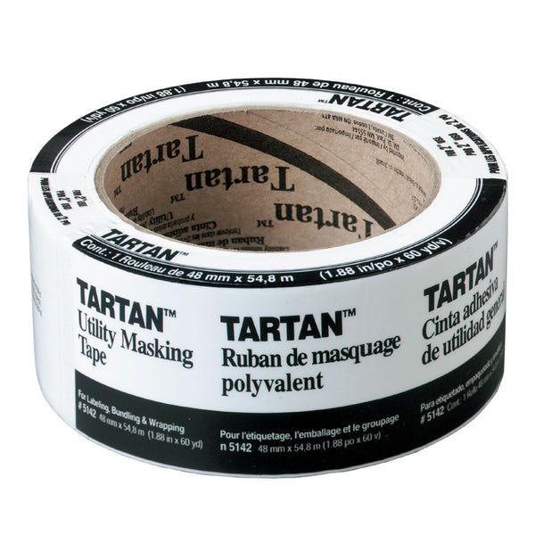 3M 5142-48A Tartan Utility Masking Tape, 1.88" x 60 Yd