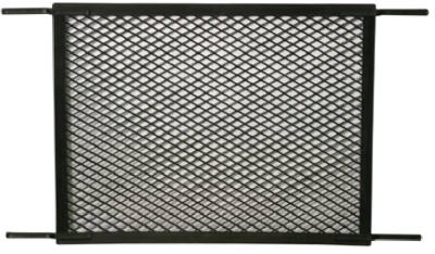 Slide-Co PL-15518 Molded Swinging Screen And Storm Door Grill, Black