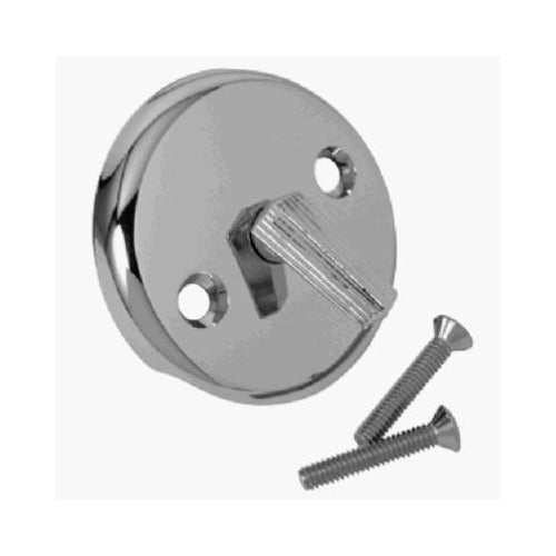 Master Plumber 682-826 Bath Tub Drain Overflow Face Plate, Chrome Finish