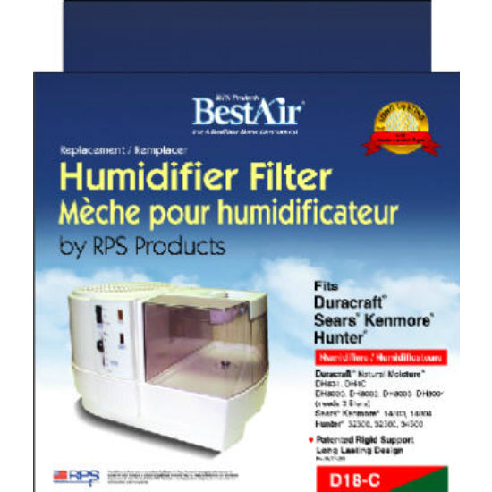 BestAir D18 Extended Life Natural Moisture Wick Filter