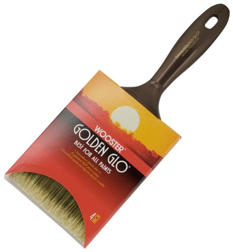 Wooster® Q3118-4 Golden Glo® Nylon/Polyester Paintbrush, 4"