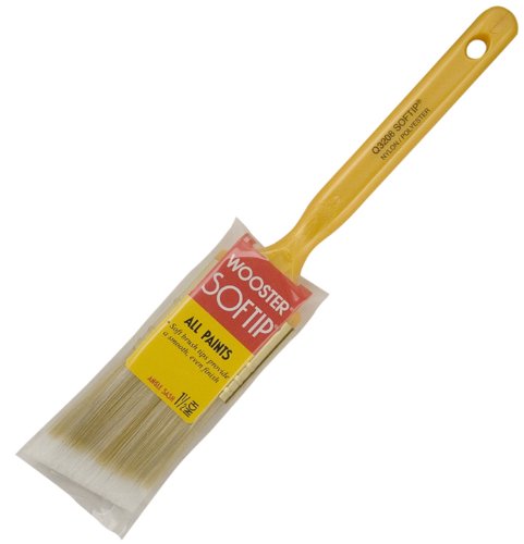 Wooster® Q3208-1-1/2 Softip® Angle Sash Nylon/Polyester Paint Brush, 1-1/2"