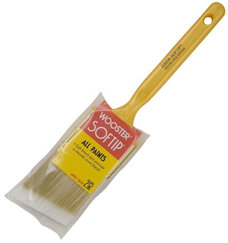 Wooster® Q3208-2 Softip® Angle Sash Nylon/Polyester Paint Brush, 2"