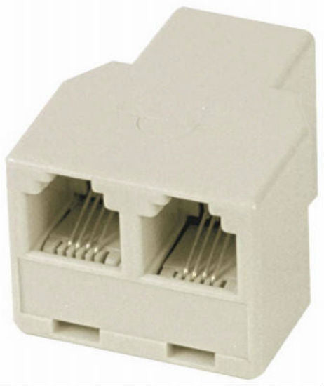 RCA TP270N Modular In-Line Phone Splitter, 2-Way, Ivory