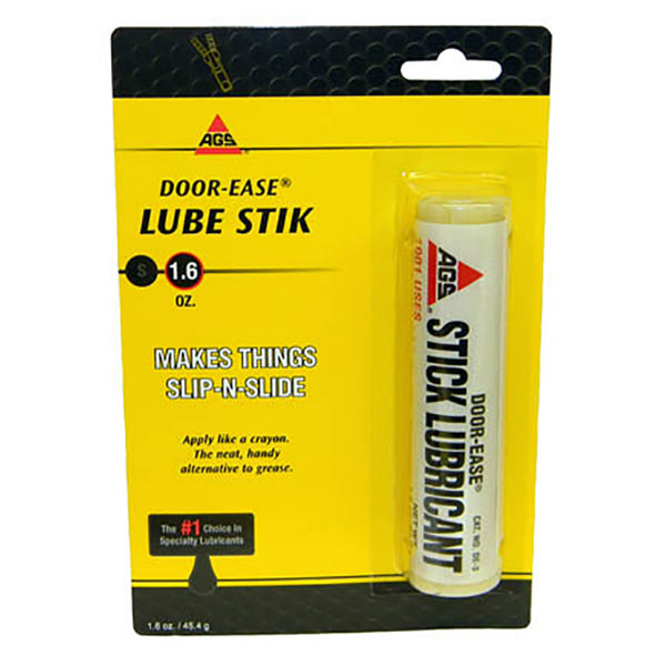 Ags® DEK-3H Door-Ease® Stick Lubricant, 1.6 Oz, White