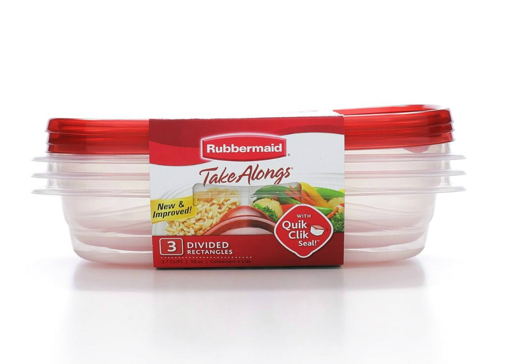 Rubbermaid Take Alongs Containers & Lids, Rectangles, Food Storage  Containers
