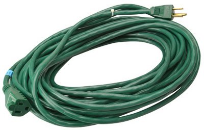 Master Electrician Outdoor Extension Cord, 16/3 SJTW-A, 13A, 40', Green