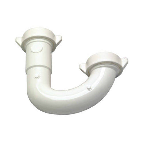 Master Plumber 823-617 Plastic Lavatory Drain J Bend, White