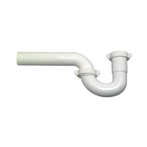 Master Plumber 823-641 Plastic Lavatory Wall Drain P Trap, White