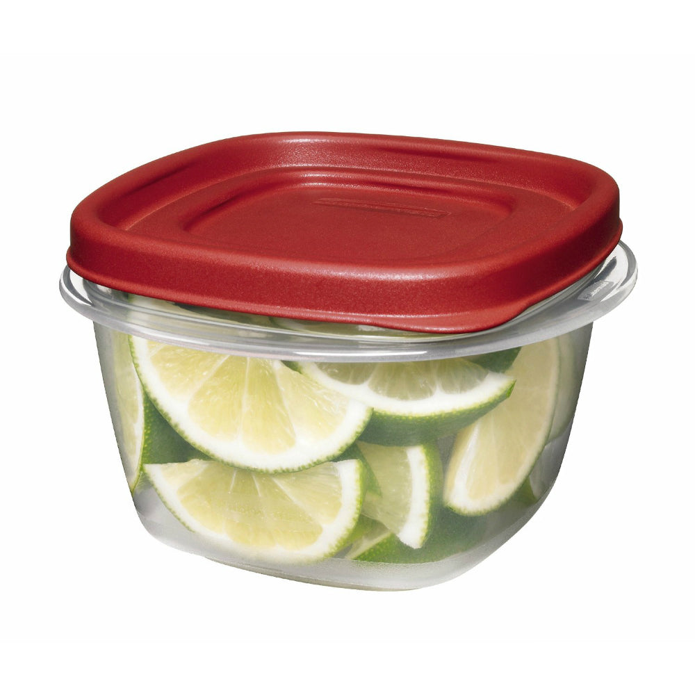 Rubbermaid Easy Find Lids Food Storage Container, 3 Cup, Racer Red
