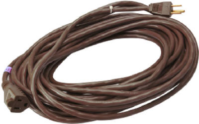 Master Electrician 02356-07ME Round Vinyl Extension Cord, 40', 16/3, Brown