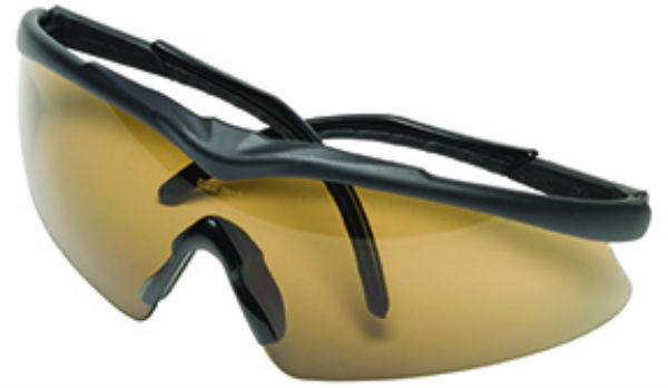 MSA Safety Works® 10083076 Essential Euro 1148 Safety Glasses, Dark Brown Lens