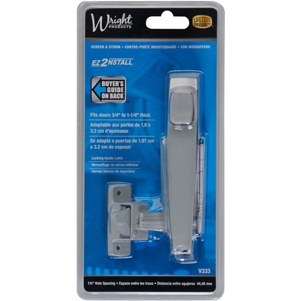 Wright Products V333 Tie-Down Push Button Latch, Aluminum Finish ...