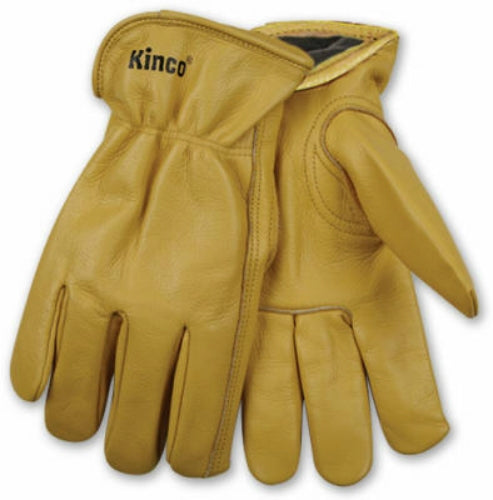 Kinco 98RL-XL Men's Lined Full Grain Cowhide Leather Glove, Extra Large, Golden