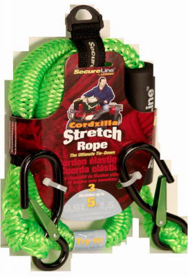 SecureLine CZB3 Cordzilla Stretch Rope 3', Green