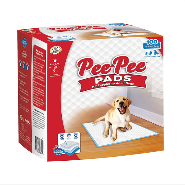 Four Paws 100519823 Pet Select Pee Pee Training Pads for Dogs, 100-Count