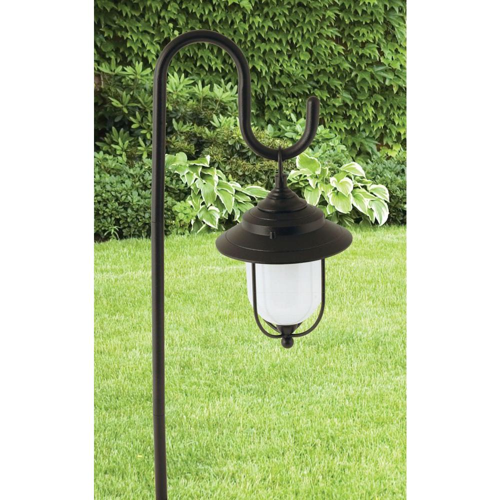 Moonrays® 95867 Low-Voltage Parker Metal Carriage Walk Path Light, 10W, Black