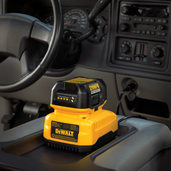 DeWalt® DC9319 Heavy Duty NiCd/NiMH/Li-Ion 1 Hour Vehicle Charger, 7.2V-18V