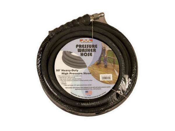 Mi-T-M® AW-0851-0338 High Pressure Extension Hose with Quick Connects, 3/8" x 50'