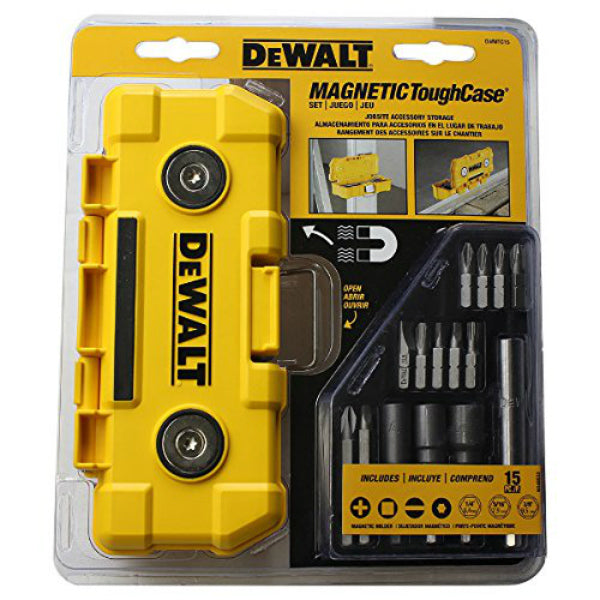 DeWalt® DWMTC15 Magnet Tough Case, 15-Piece