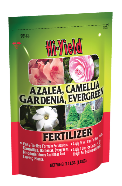 Hi-Yield® 32106 Azalea, Camellia, Gardenia, Evergreen Fertilizer, 4-8-8, 4 Lb