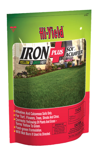 Hi-Yield® 32257 Iron Plus Soil Acidifier, 11-0-0, 4 Lb