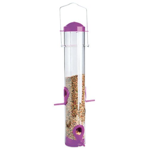 Audubon™ NA11502 Dual-Port Wild Bird & Finch Tube Feeder, Multi-Colored, 16"