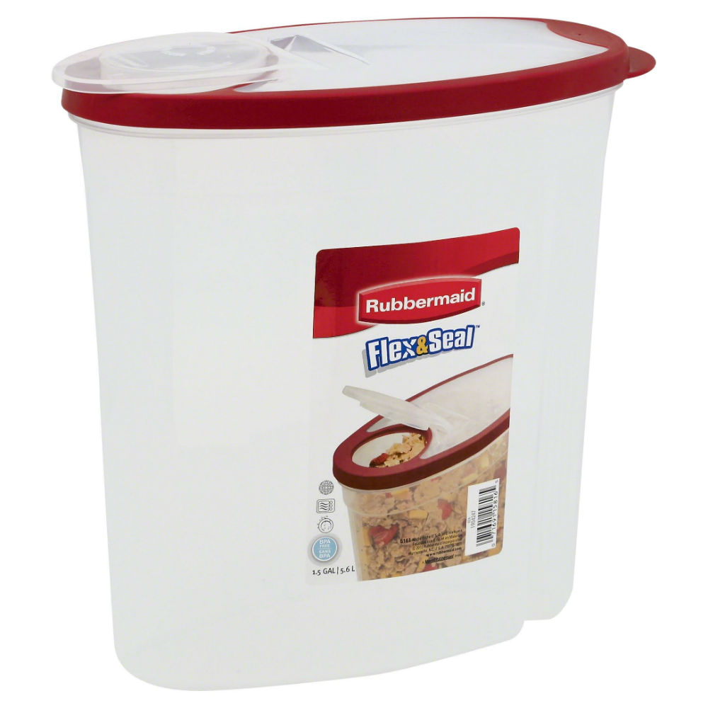 Rubbermaid Food Storage Container with Easy Find Lid 1.5 Gallon
