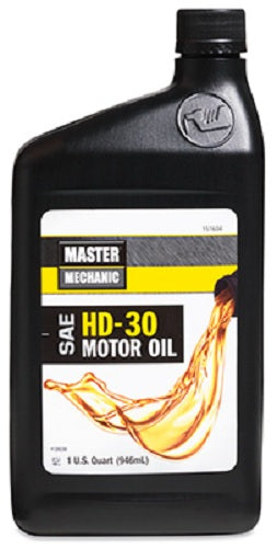 Master Mechanic MM3M007 SAE HD-30 Motor Oil, 1 Qt