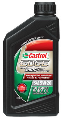 Castrol EDGE 06247 Motor Oil With Syntec Power Technology (SAE 5W-20), 1-quart