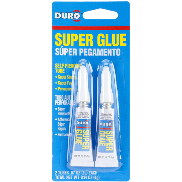 DURO 1347649 Super Glue, 2-Gram, 2-Pack