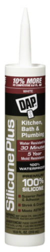 Dap® 08770 Premium Silicone Rubber Kitchen & Bath Sealant, 10.1 Oz, White