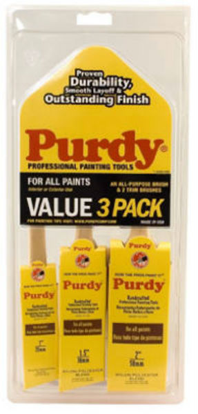 Purdy® 140853100 Professional Painting Tools XL™ Brush Kit Value Pack, 3-Piece