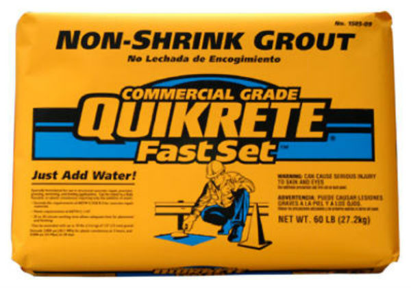 Quikrete® 1585-09 Commercial Grade FastSet™ Non Shrink Grout, 60 Lbs