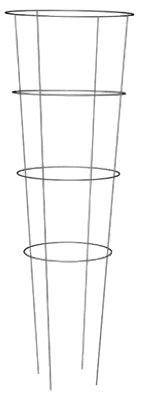 Panacea 89728 Widemouth Tomato Cage with 4 Rings & 4 Legs, 60", Galvanized