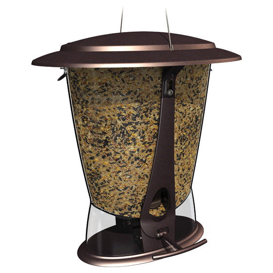 More Birds 12 Squirrel-Proof X2 Bird Feeder with 2 Feeding Ports, 4 Lb