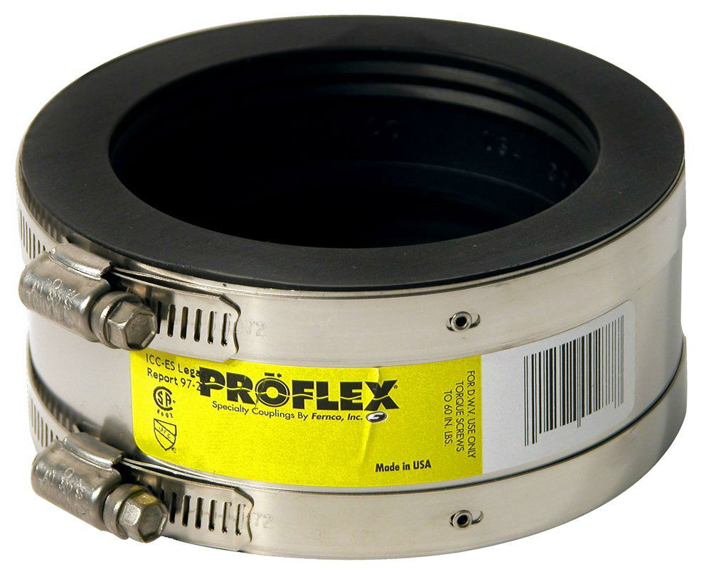 Fernco® P3001-33 Proflex® Shielded Specialty Coupling, 3"