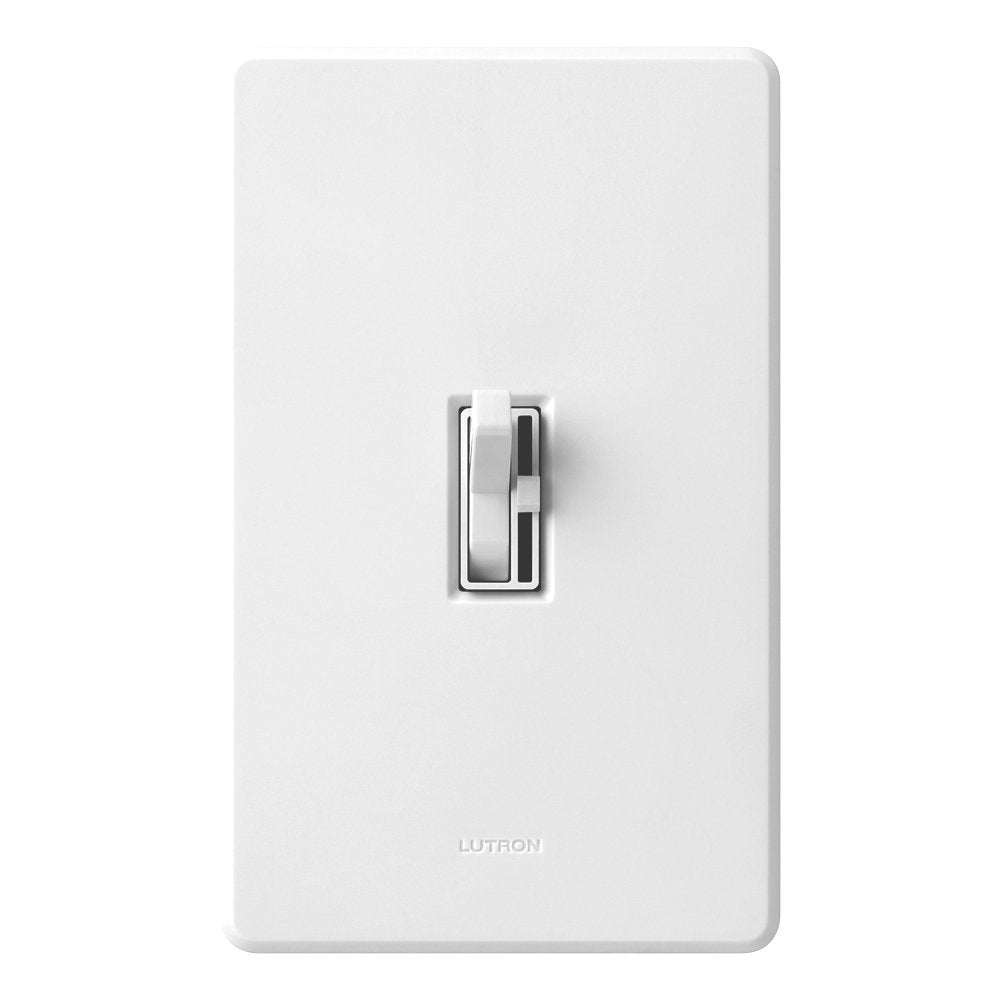 Lutron TGCL-153PH-WH CFL/LED Single-Pole/3-Way Toggle Dimmer, White, 150W