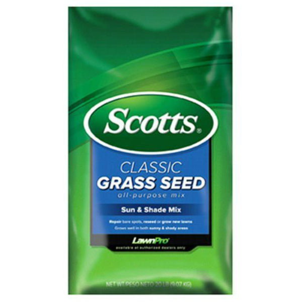 Scotts® 17185 Classic® Grass Seed Sun & Shade Mix®, 7 Lbs