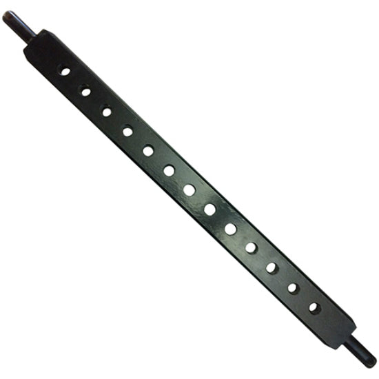 Double HH 22732 Painted Black Category-2 Drawbar w/ 13-Hole, 38" Overall Length