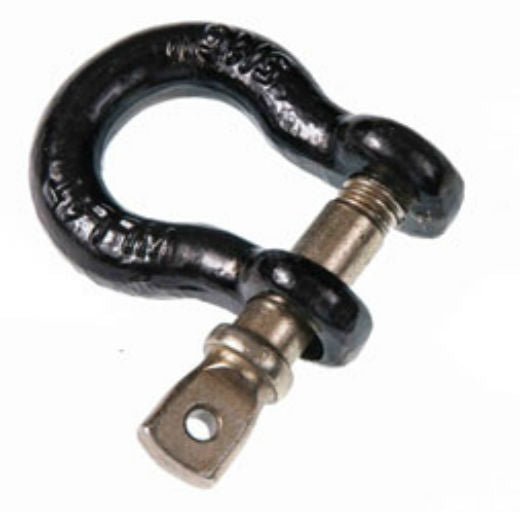 Double HH 24044 Black Painted Farm Clevis w/ Zinc Plated Pin/Clip, 7/16" Dia.