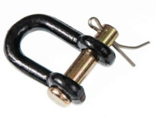 Double HH 24065 Black Painted Utility Clevis, 1/2" Diameter, 1-11/16" Length