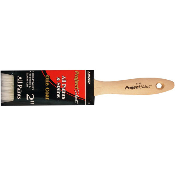 Linzer 1140-2 Project Select Polyester Paint & Stain Varnish Brush, 2"