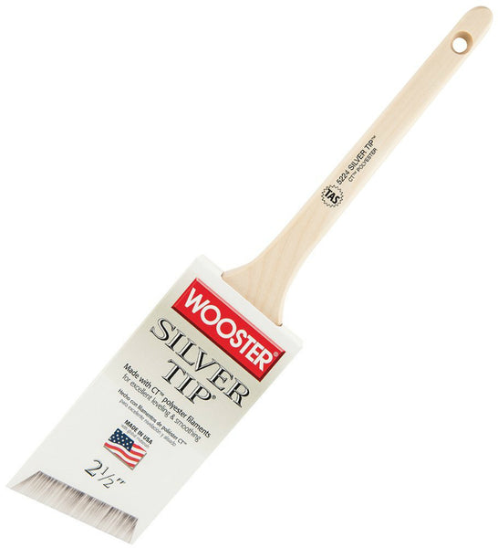 Wooster® 5224-2-1/2 Silver Tip® Thin Angle Sash Paint Brush, 2-1/2"