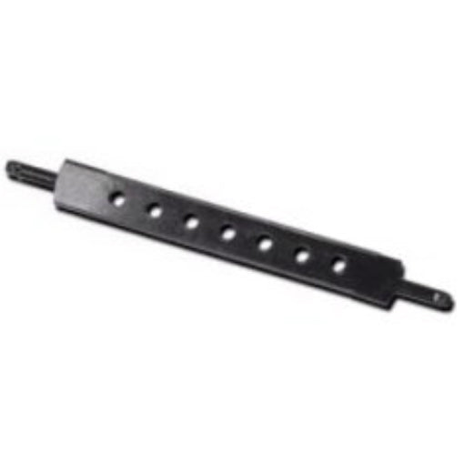 Double HH 22718 Category-0 Drawbar with 7-Hole, 24-1/2" Length, Painted Black