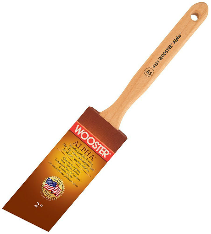 Wooster® 4231-2 Alpha™ Firm Angle Sash Paint Brush, 2"