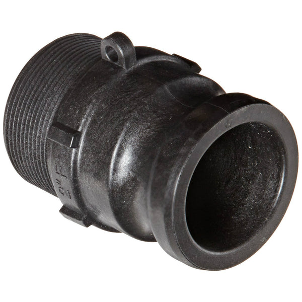 Apache 49014000 Part F Polypropylene Cam & Groove Male Adapter, 2"