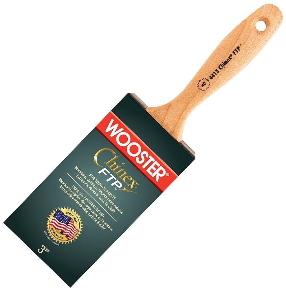 Wooster® 4413-3 Chinex® FTP Varnish Paint Brush, 3"